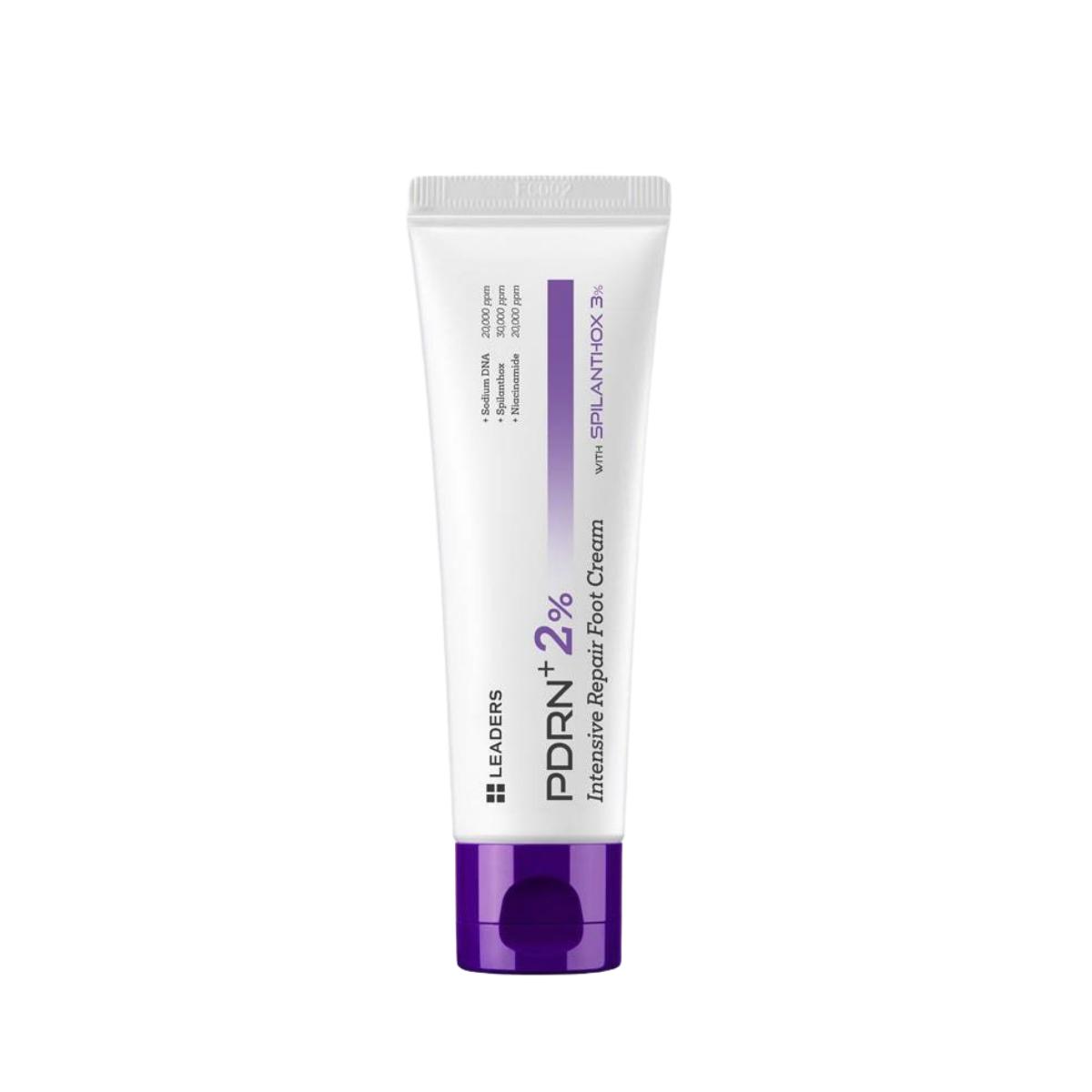 LEADERS PDRN+ 2% Intensive Repair Foot Cream Moisturizing Smoothing 50g
