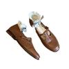 Women's Flats Loafers Shoes Casual Sneakers Shallow Mary Jane Shoes 2025 Summer New Sandals Walking Leather Zapatillas De Mujer