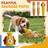 Latex Sausage Dog Chew Toy - Interactive, Soft &  Pet Toy For Puppies & Senior Dogs