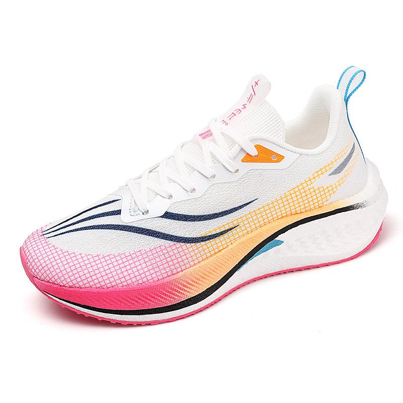 

Friction carbon plate high quality negative breathable real explosive net basketball red rabbit 7 running shoes actual combat sound rubber couple 35