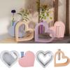 Heart Shaped Vase Silicone Mold DIY Epoxy Resin Molds Test Tube Flower Pots Container Mold Hydroponic Plant Plaster Mold