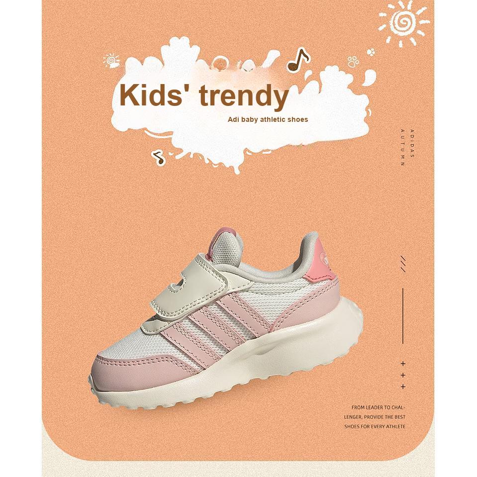 Adidas Ac Casual Sports Durable Low-Top Walking Shoes Baby Shoes Pink JI2480