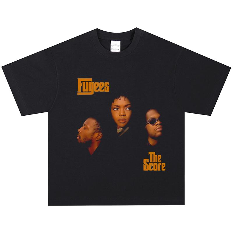 The Score Fugees T-Shirt, Soft Fabric Casual Daily Wear M