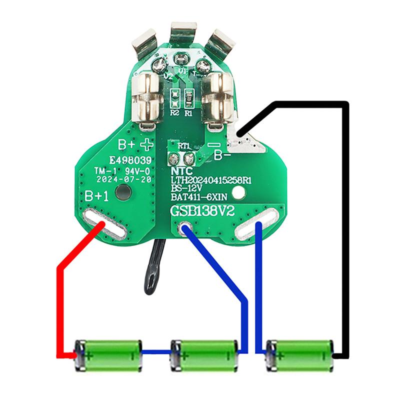 Bat420 Li-Ion Battery Plastic Case Pcb Charging Protection Board Box For 10.8V 12V Bat412A Bat413A Bat411 Housing Shell