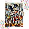 Disney 5d diamond painting, Mickey Mouse painting art, diamond art painting diy handmade sticker gift, home decoration painting