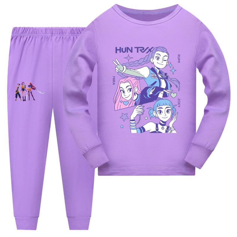 Clothing Sets Kids Unisex Children's Parent-child Long-sleeved Pajama Set