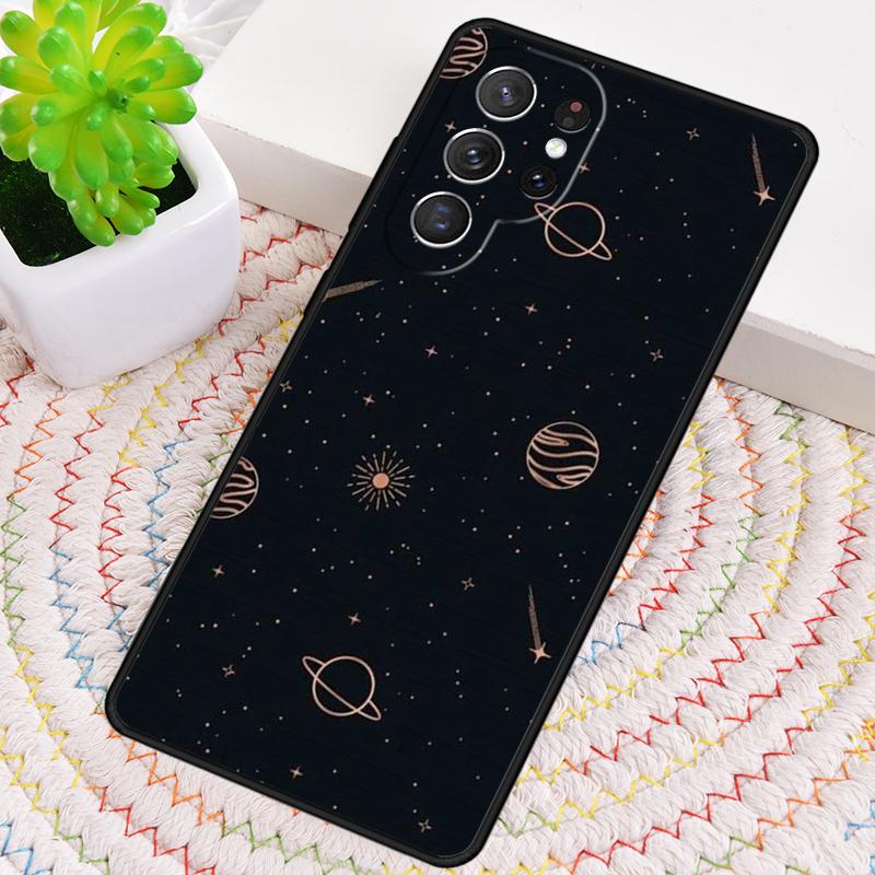 Star Sky Space TPU Phone Case For Samsung Galaxy Note 10 Pro S26 S25 S24 S23 S22 Ultra Plus S21 FE S20 Shockproof Cover