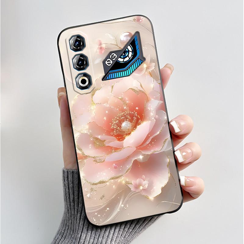 For ZTE Nubia Neo 3 Neo3 GT 5G Case Z2465N Shockproof Silicone TPU Butterfly Flower Back Cover For Nubia Neo 3GT Soft Phone Case