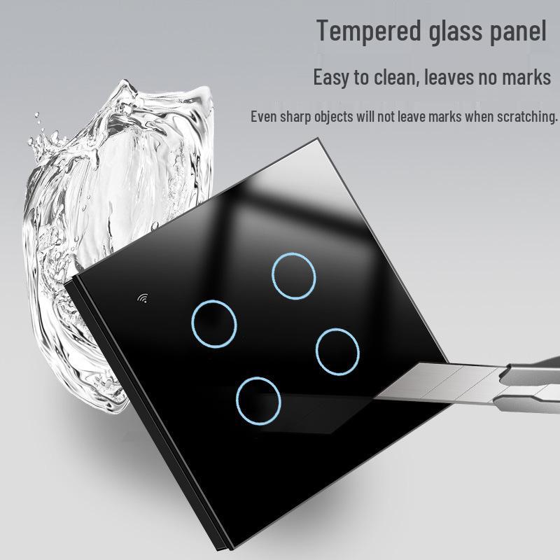 Zhengshang C3 Graffiti Smart WiFi Switch Voice Panel, Tuya EU Standard, Alexa & Google Assistant Compatible