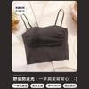 Tube Top Beautiful Back Underwear Women's Small Breasts Gather Anti-light Chest Wrapping Summer Thin Suspender Vest Type Integrated Seamless Bra