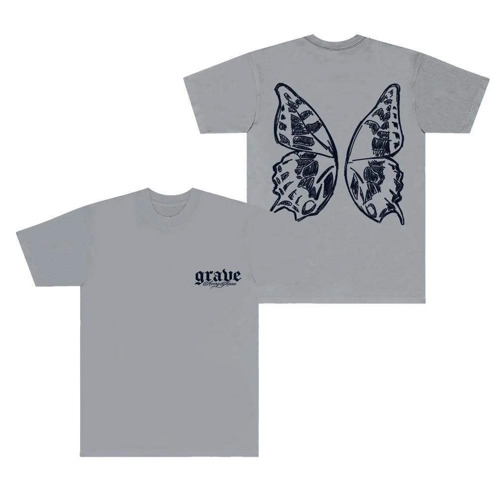 

Avery Anna Grave TShirts Let Go Letters Tour 2026 Merch Women Unisex Fashion Short Sleeve Tee S