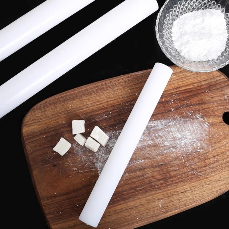 Adjustable Thickness Rolling Pin with Measurement Scale Plastic Dough Roller Kitchen Tool Pastry Making Accessories