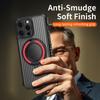 For iPhone 14 Pro Magnetic Case with Kickstand PC+TPU Phone Back Cover