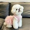 Lace Tutu Pet Clothing Pink Puppy Skirt Stylish Dog Sundress  Summer Apparel