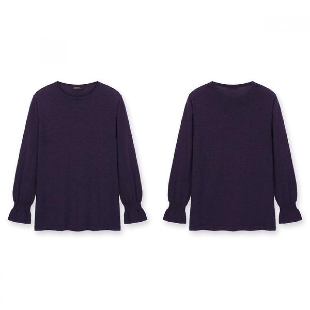 FURINA Extra Fine Wool Ruffle Sweater