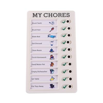 Tablero de planificación de tareas diarias para colgar en la pared, tablero de notas de plástico, tableros de tareas para estudiantes
