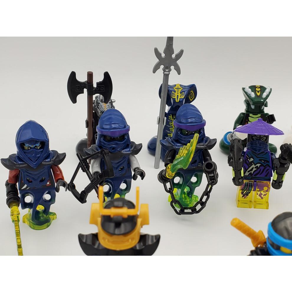 Zestaw 24 szt. Mini Figurek Ninja Seria Wężowa Klocki Zabawki