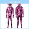 Tuta da zombie per cosplay di Halloween con maschera per giochi di ruolo, personaggi speciali inclusi