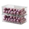 Clear Plastic Stackable Pantries Drawers Large Capacity Kitchen Bathroom Storage Organizers With Removable Dividers
