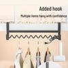 Dormitory Bedside Wavy Clothes Hanger Hooks with Storage - Limited-Time Offer for Newcomers