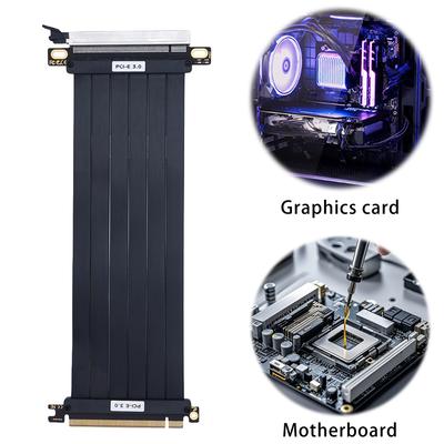 PCI-E 3.0 Riser Cable Extender Card 90/180 Degree Adapter High Speed Flexible Extender Card 3 GPU Extension Cord Extension Cable