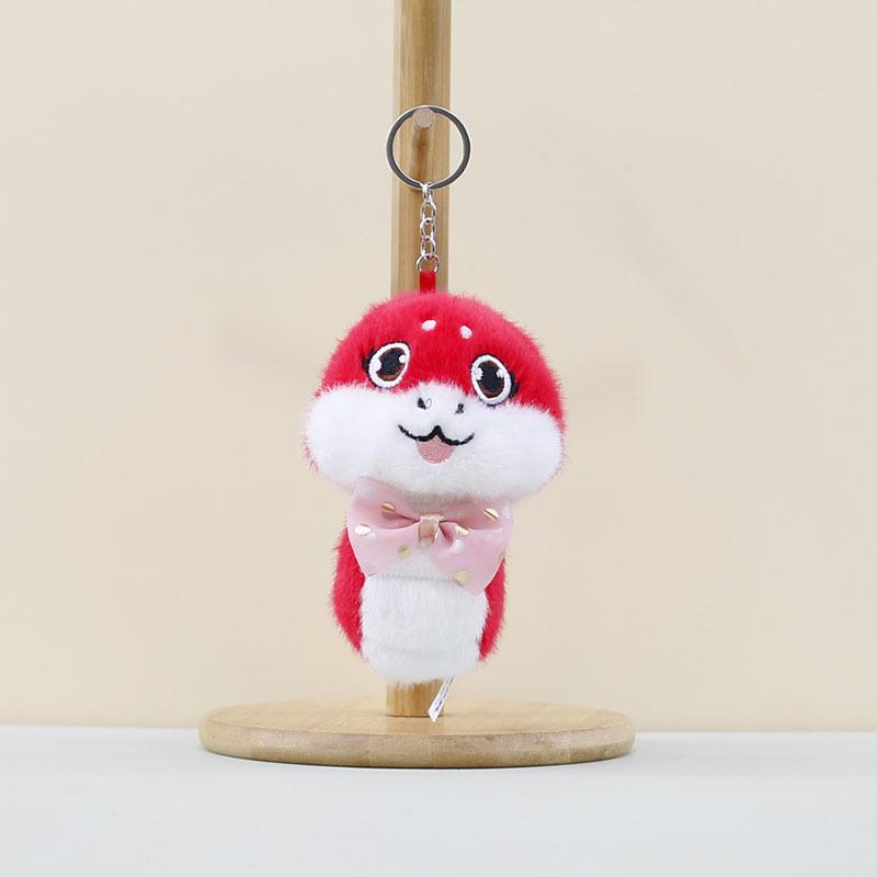 

Zodiac Snake Vibrant Plush Keychain Adorable Snake Doll For Lucky Gifts And Keepsakes Red Snake