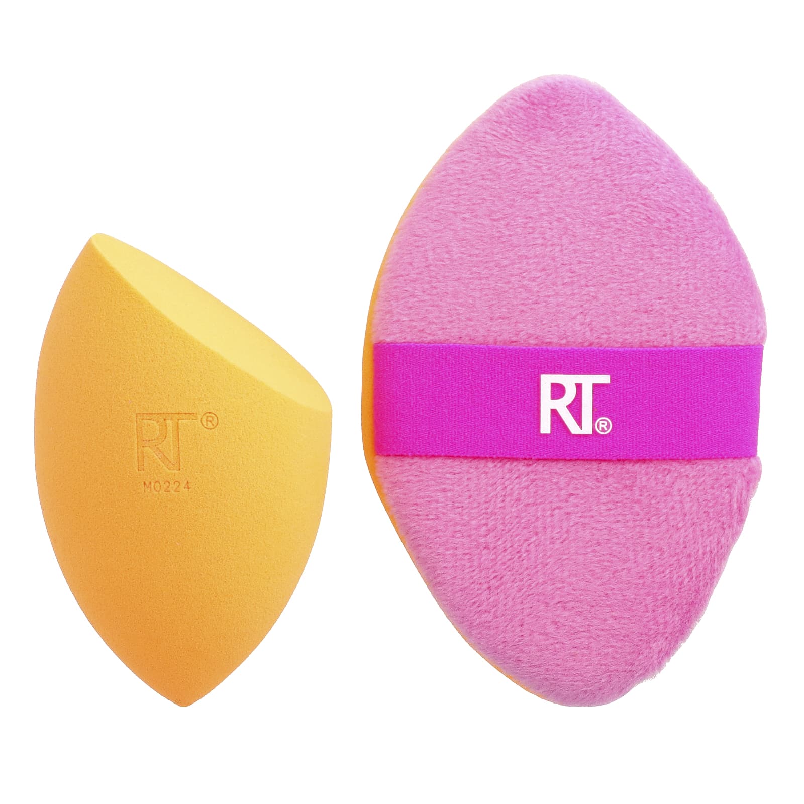 Real Techniques Miracle 2-in-1 Powder Puff & Miracle Complexion Sponge®, 2-piece set