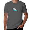 Blue Budgie TShirt Plus Size Summer Casual TShirt