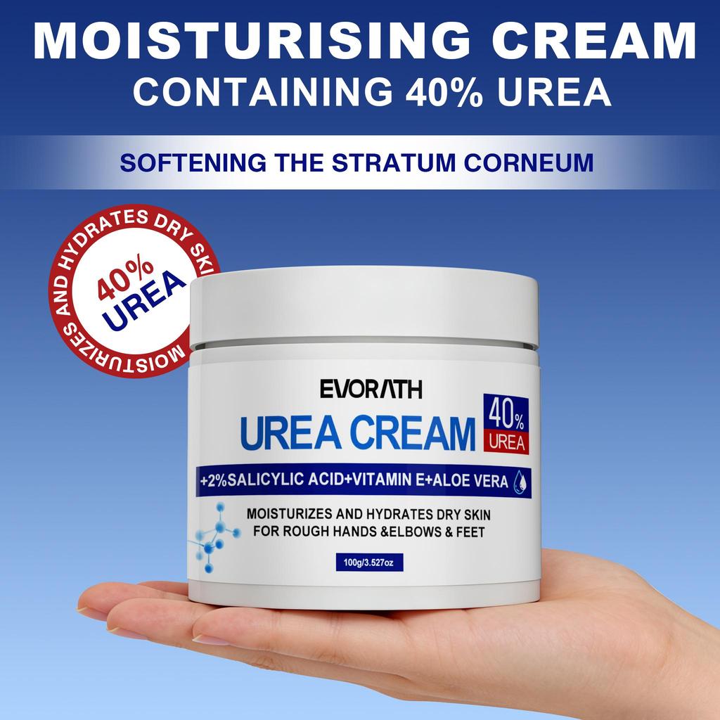 60% Urea Cream, For Rough Hands And Feet, With Vitamin E & Aloe Vera,  Enhances Radiance And Provides Deep Hydration-100G