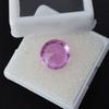 Natural Padparadscha Sapphire 6 Ct Round Stunning Certified Loose Gemstone