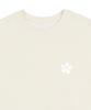 GRAVER [Unisex] Small Life Logo Flower Smile Sweatshirt_Cream
