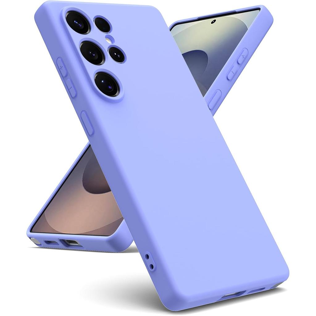 Luxuriöse Flüssigsilikonhülle für Samsung Galaxy S25 Ultra S24 S25 S23 S22 S21 FE S20 Plus + S24+ S25+ Weiche Gummihülle Bumper-Hülle