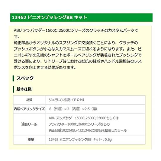 Avail Reel 13462 Pinion Bushing BB Kit Pg_bb_13462