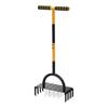 Effective Yard Aerator with Wide Foot Plate and 16 Soil Spikes for Easy Lawn Maintenance Gardening Tool Supply