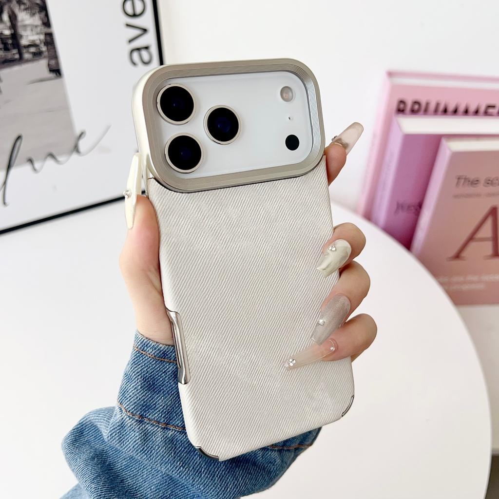 Vintage Cowboy Fabric Soft Shockproof Phone Case For iPhone 17 Air 16 15 14 13 12 11 Pro Max Plus Luxury Retro Jeans Armor Cover