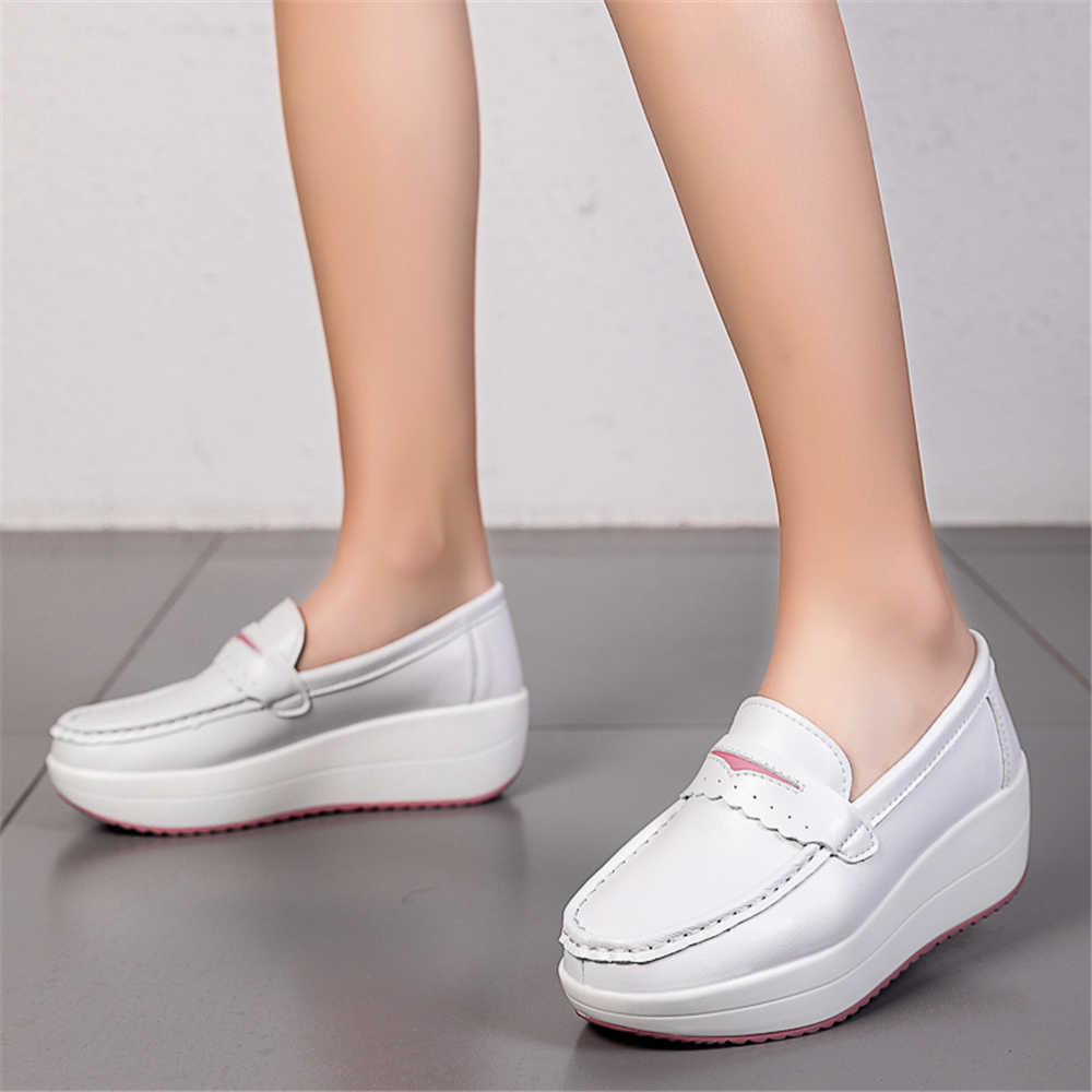 Dentist Flatform Walking Sneakers For Women Summer Boot High Women's Shoes Sports Special Use Tenisky Sneakersy Loofers