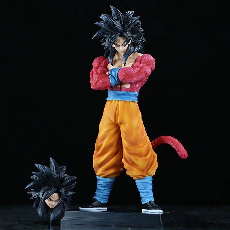Dragon Ball Super Five Wukong Hug Chest Super Four Wukong Figure Super Saiyan Desktop Ornament Anime Peripheral Statues