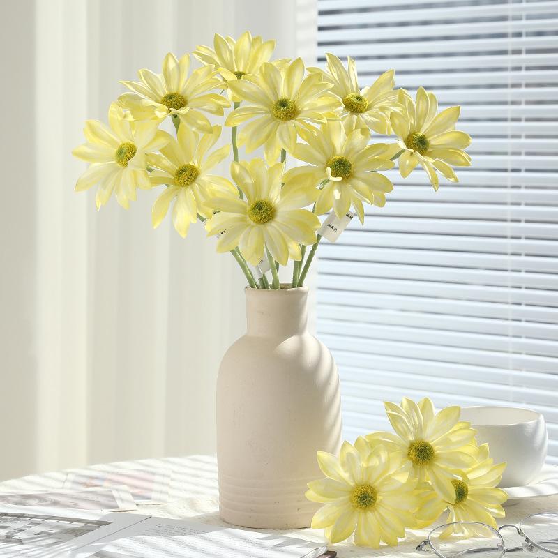 1 Svazek Hedvábná Gerbera Svatba Domácí Dekorace Umělé Květiny Domácí Dekorace Slunečnice Umělé Květiny