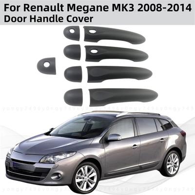 New Car ABS Chrome Accessories Plated Door Handle Cover Trim Paste Style For Renault Megane MK3 2008 2009 2010 2012 2013 2014