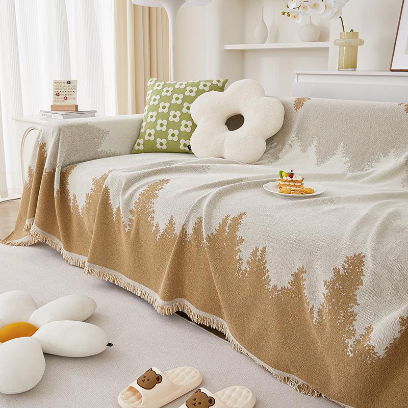 Premium Universal Anti-Scratch Gradient Sofa Cover for All Seasons
