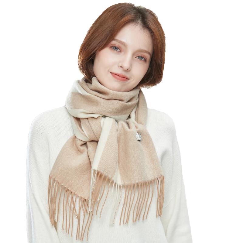 JIUMU Women's Pure Wool Winter Scarf & Shawl