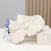 2025 Summer New Thick-soled Heightening Dad Shoes Women's Casual Women's Shoes Show Feet Small Sports Shoes Women's Classic Little White Shoes