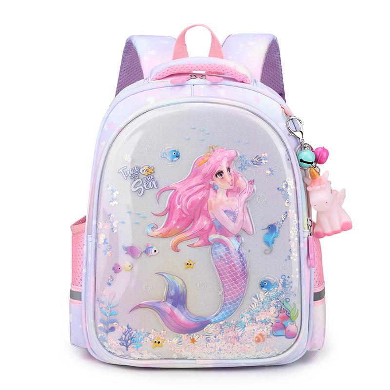 Kleuterschool Waterdichte Shoolbags voor Meisjes Lichtgewicht Rugbescherming Leuke Eenhoorn Cartoon Rugzak Preshool Premary Boekentas