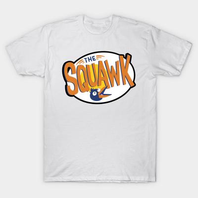 T-Shirt Damen The Squawk Harajuku Print Kawaii T-Shirt Sommer Kurzarm Damen T-Shirt Top Tee