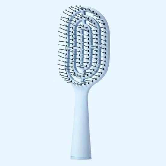 Vented Hair Brush Portable Anti-static Thin Thick Curly Long Wet Dry Hair Paddle Brush Scalp Massage Hair Styling Detangling Comb