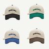 Padded Baseball Cap With Embroidered Lettering For Casual Outdoor Wear