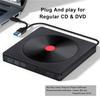 External Blu-ray Drive, USB 3.0 & Type-C BD Reader, DVD/CD Burner – Portable Blu-ray Player for Laptop PC, Windows/Linux/Mac OS