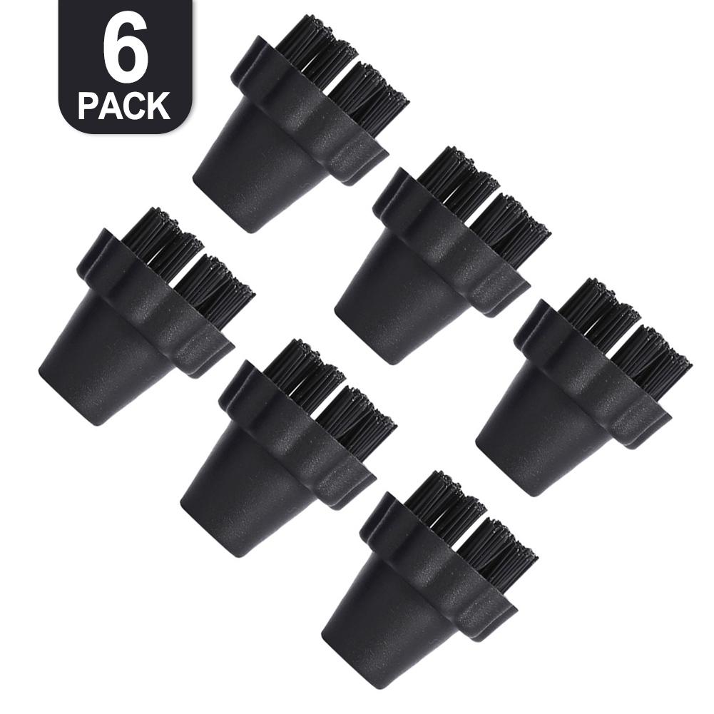 Nylon Bristle Brush Kit For Vaporetto Steam Cleaners – 3/6-Piece Set, Fits Lecoaspira, Unico And For VAPORETTO Pro Models