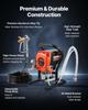 Stand Airless Paint Sprayer, 900W, 3300PSI High Pressure Airless Sprayer, Cleaning Brush, Hose, Extension Rod, Nozzles, Electric Spray Paint Machine