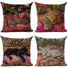 Soft Material Cushion Cover Vintage Decorative Pillowcase Creative Throw Cushion  Car Interior